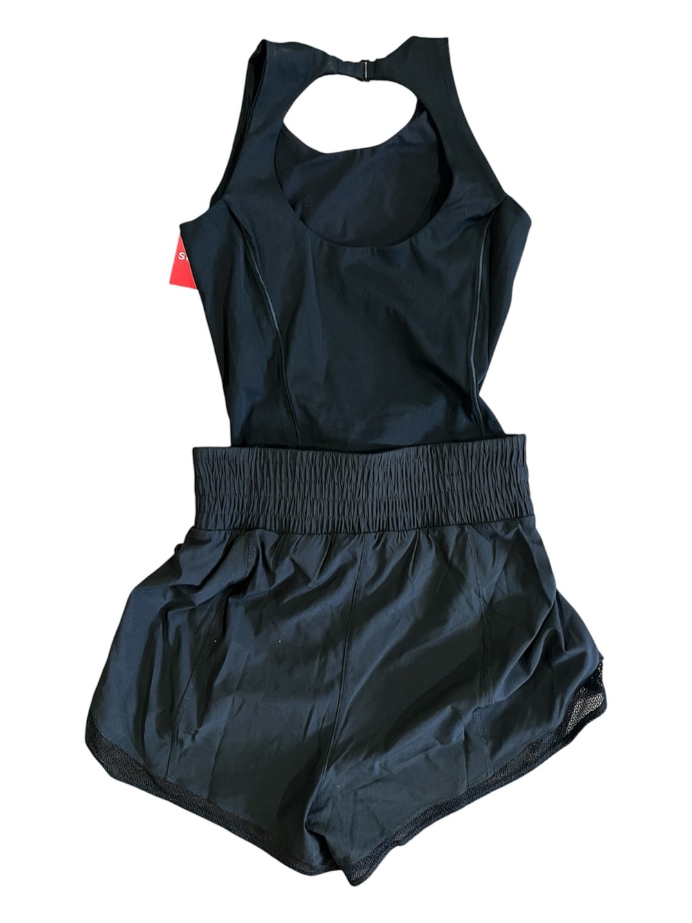 NWT SPANX Get Moving Active Exercise Romper Runsie Very Black XS - Picture 3 of 6